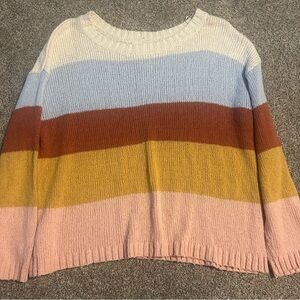 Billabong Multicolor Striped Sweater
